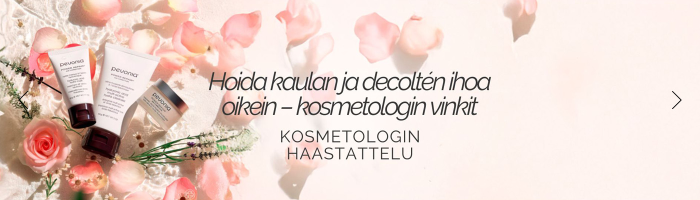 Hoida kaulan ja decolte´n ihoa oikein – kosmetologin vinkit